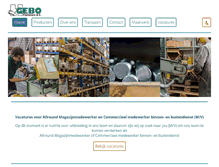 Tablet Screenshot of gebobv.nl